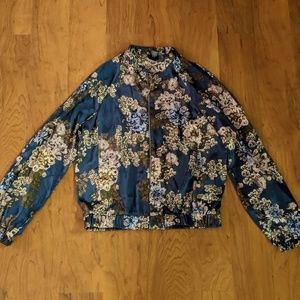Floral print jacket